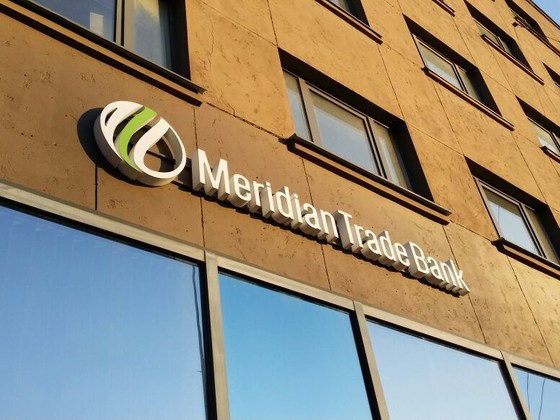 Merdian trade Banka Liepaja LED burti