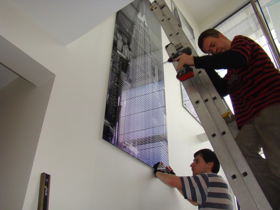 Stikla pano uz sienas Privat maja (15)