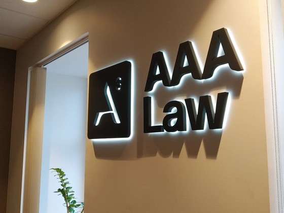 AAA LAW LED logo Ceros.LV