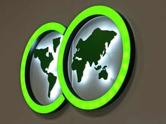 Pasaules karte LED Ceros.LV