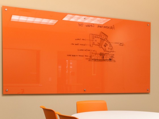 Stikla WhiteBoard_oranzs